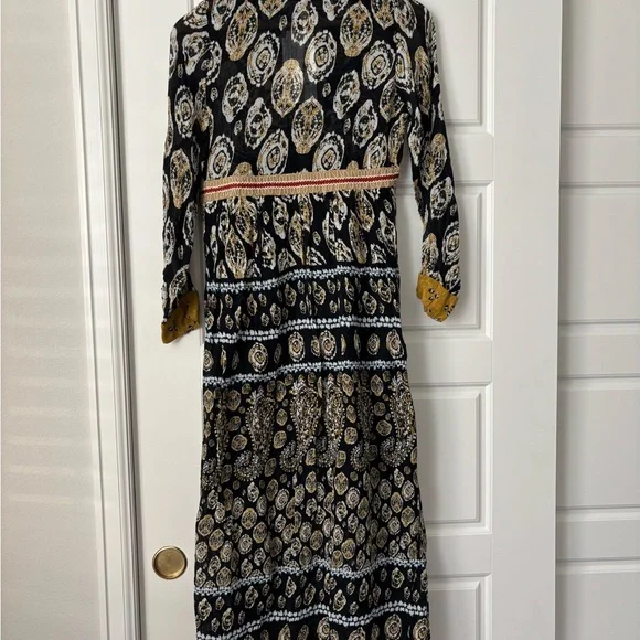 Zara Printed & Embroidered Dress - Picture 4 of 5